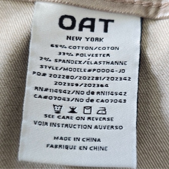 OAT New York High Rise Wide Leg Metallic Pants (BR666) - Picture 9 of 10